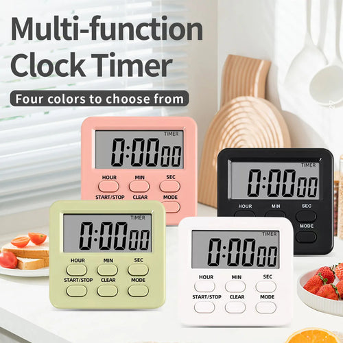 Kitchen Timer & Alarm Clock – Multifunctional Cooking Timer