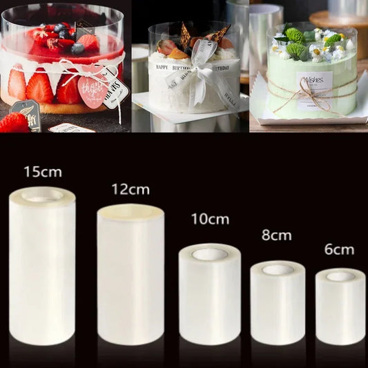 Acetate Cake Collar Transparent Roll – DIY Baking Surround Film