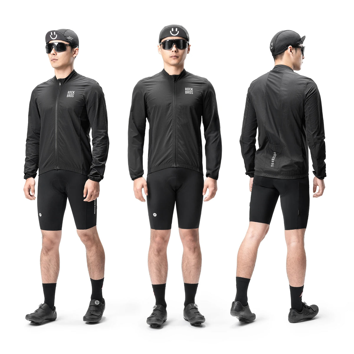 RockBros Cycling Windbreaker Jacket Lightweight Reflective Bike Coat