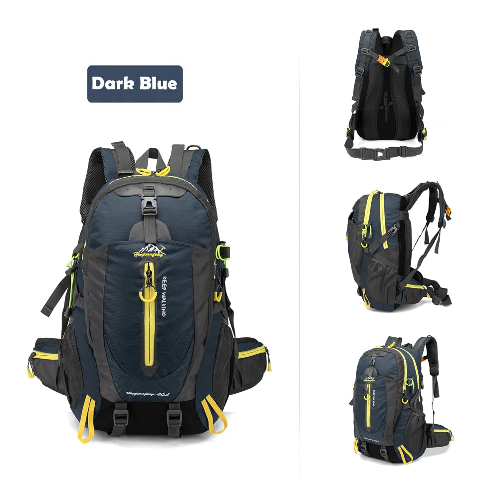 40L Hiking Backpack – Water Resistant Camping & Travel Daypack