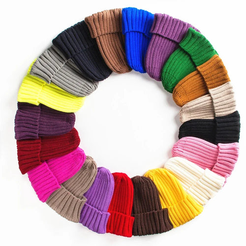 Chunky Knit Beanie Hat for Women – Soft Warm Winter Cap