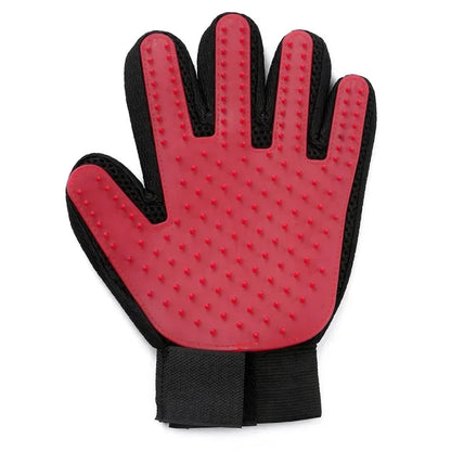 Pet Grooming Glove – Silicone Deshedding Brush for Cats & Dogs
