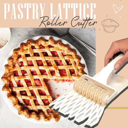 Pastry Lattice Roller Cutter – Pizza & Cookie Dough Wheel