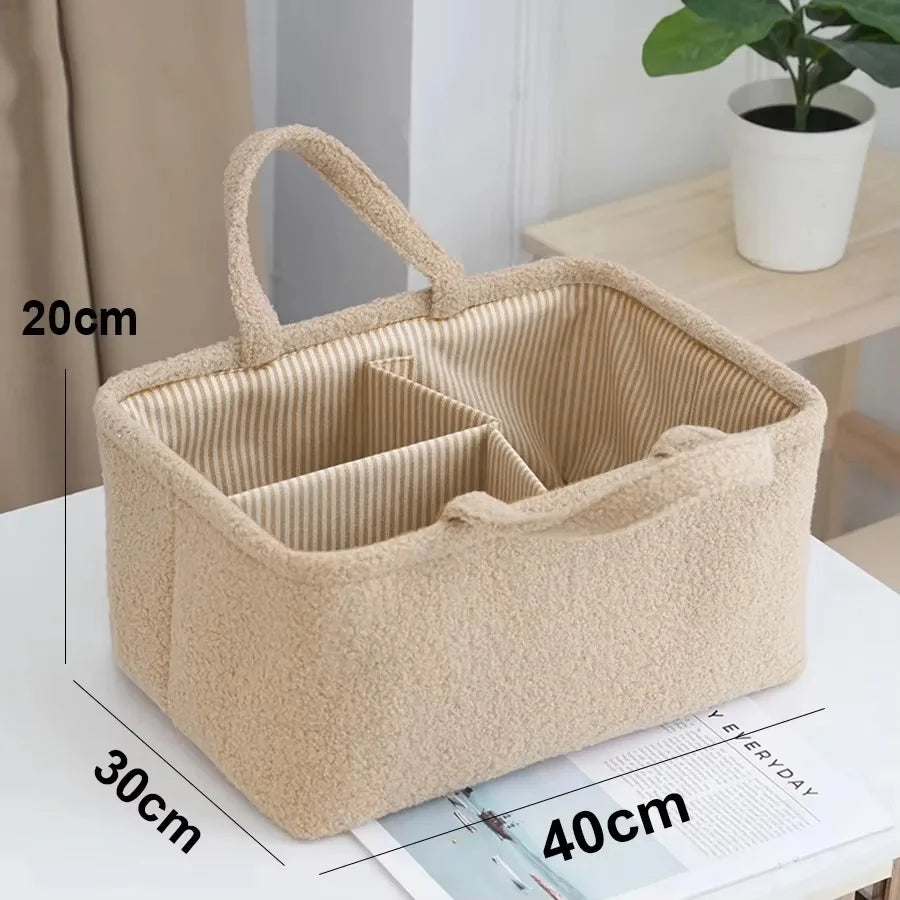 Portable Diaper Caddy Organizer – Multifunctional Baby Storage Bag