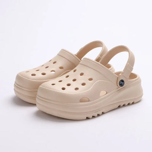 Chunky Platform Clogs for Women – Non-Slip EVA Beach Sandals