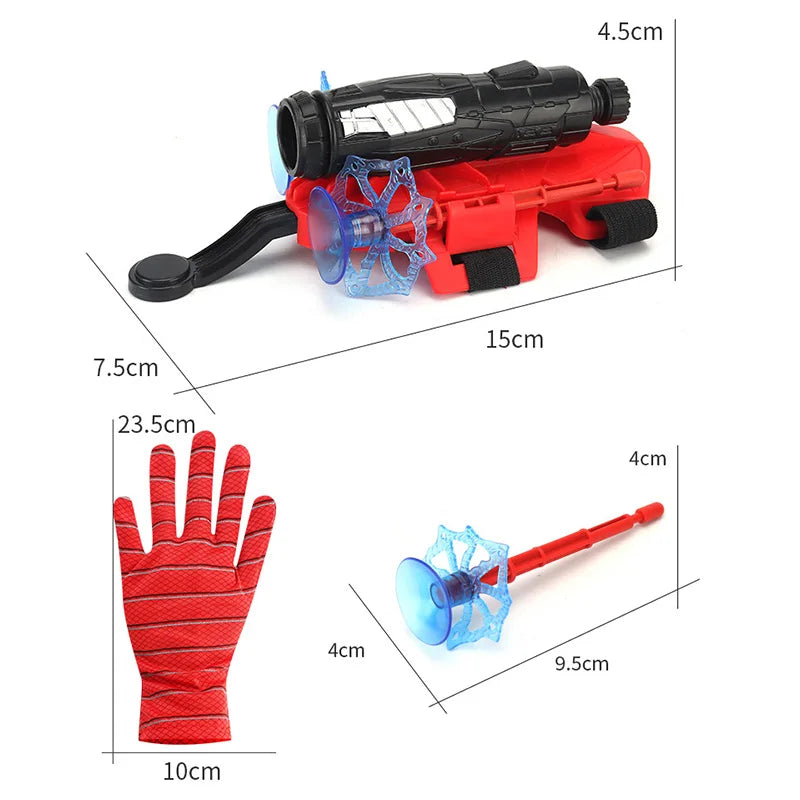 Spider-Man Web Shooter Glove Launcher Toy – Superhero Cosplay Set