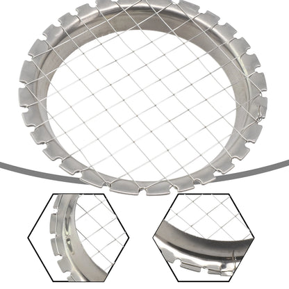 Stainless Steel Round Grid Egg Slicer & Vegetable Cutter