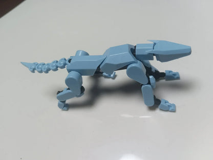 3D Printed Multi-Jointed Robot Action Figure – Full Articulation with Accessories