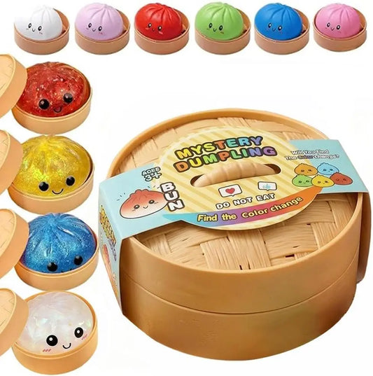 Glitter Dumpling Stress Ball - Mystery Box Fidget Toy Gift Set