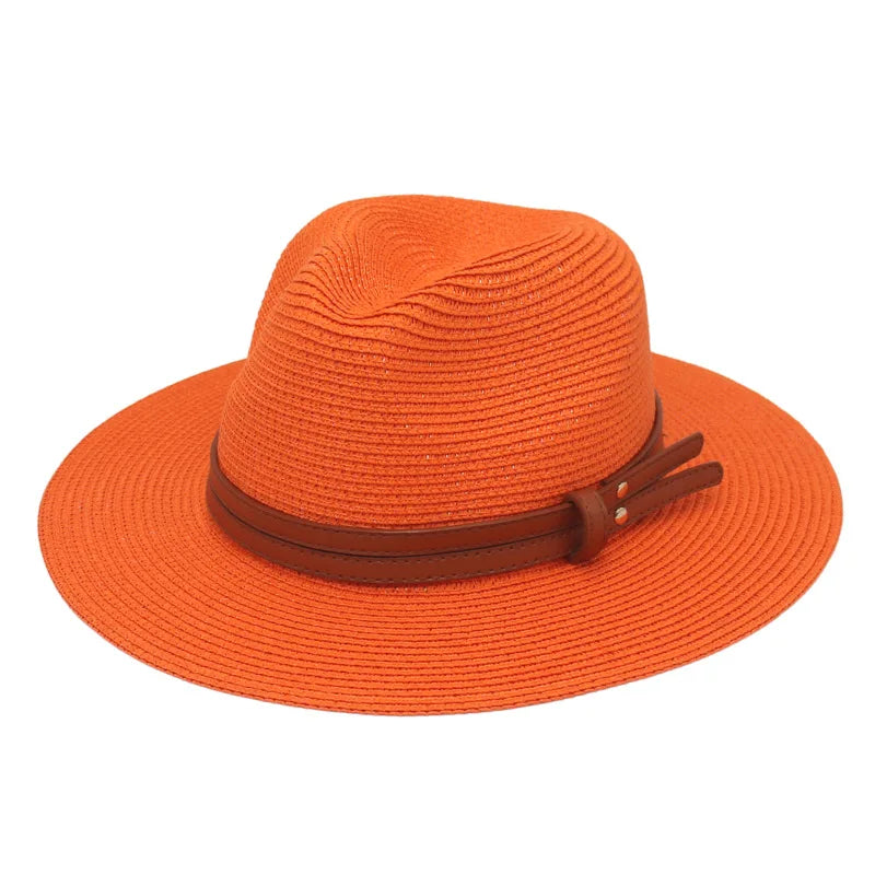 Panama Straw Sun Hat – Unisex Wide Brim Beach Hat