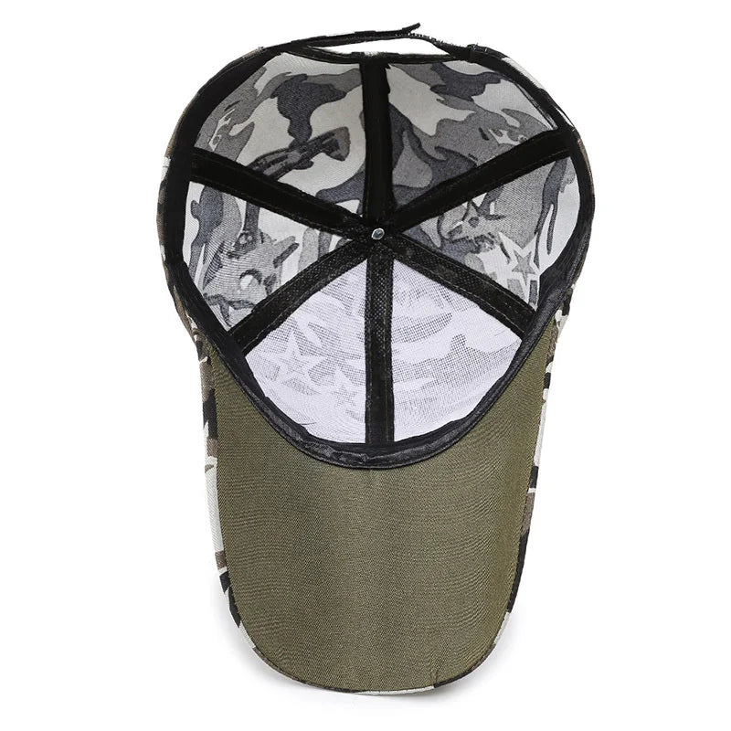 Tactical Camo Baseball Cap – Adjustable Unisex Hat