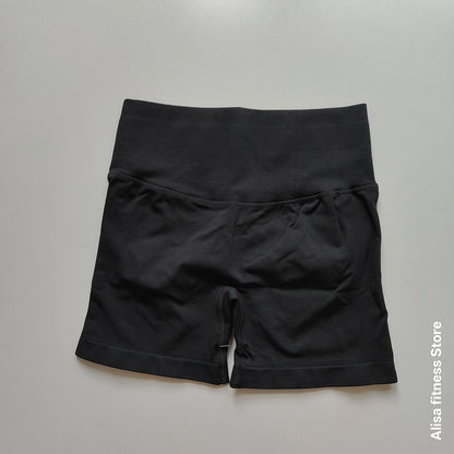 Tummy Control Seamless Yoga Shorts – Women's High-Waist Biker Shorts