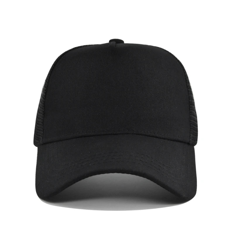 5-Panel Mesh Trucker Cap – Breathable Baseball Hat for Men & Women