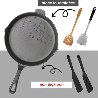 Food-Grade Silicone Thin Spatula – Heat-Resistant & Non-Scratch