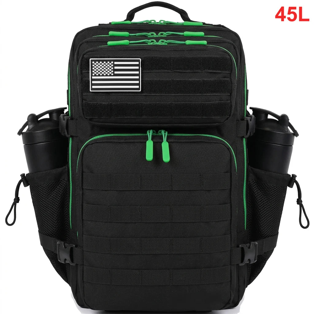 45L Tactical Backpack – Waterproof MOLLE Gym & Hiking Bag