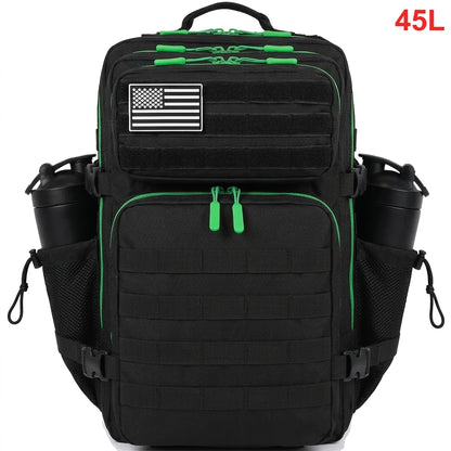 45L Tactical Backpack – Waterproof MOLLE Gym & Hiking Bag