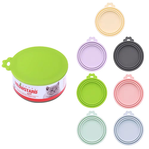 Silicone Pet Can Lid – BPA-Free Reusable Cover for Dog & Cat Food Cans