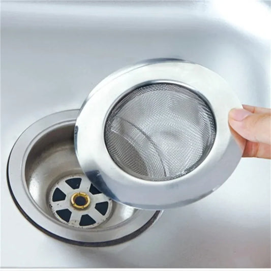 Stainless Steel Drain Hair Catcher – Sink & Shower Filter
