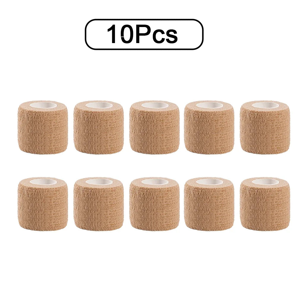 Self-Adhesive Sports Elastic Bandage Tape – 10 Rolls