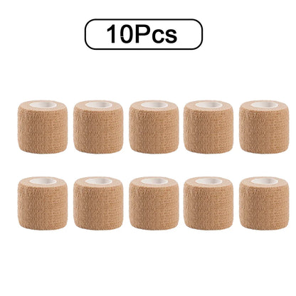 Self-Adhesive Sports Elastic Bandage Tape – 10 Rolls