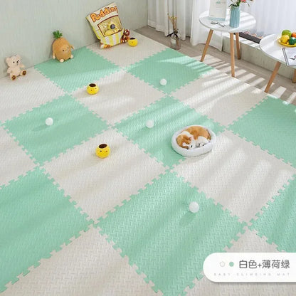 Foam Baby Play Mat – 16-Piece Interlocking Puzzle Tiles