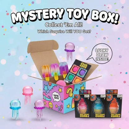 Squishy Blind Box Surprise Toys – 100 Assorted Soft Figures