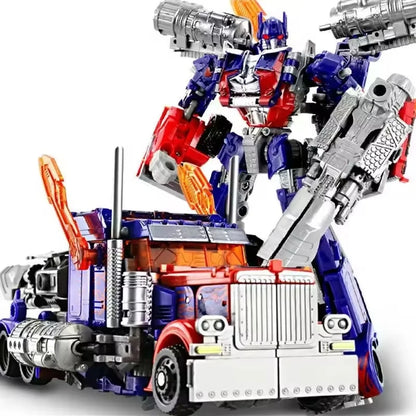 Transformable Robot Car Toy – Alloy Die-Cast Action Figure for Kids