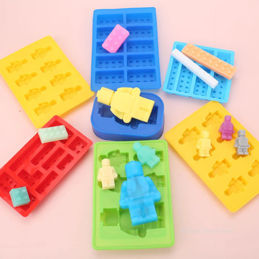 Robot Silicone Mold – Ice Cube, Candy & Chocolate Minifigure