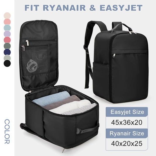 Cabin Bag Backpack – Airline Approved 40x20x25 & 45x36x20