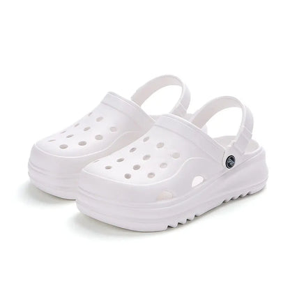 Chunky Platform Clogs for Women – Non-Slip EVA Beach Sandals