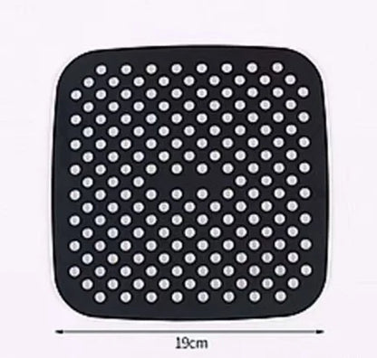 Silicone Air Fryer Liner – Reusable Square Basket Insert