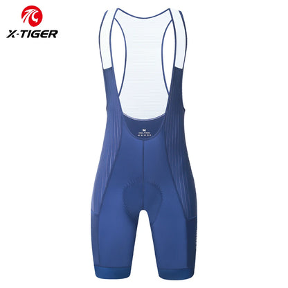 X-Tiger Men's Cycling Bib Shorts – Pro Foam Pad, Long Distance