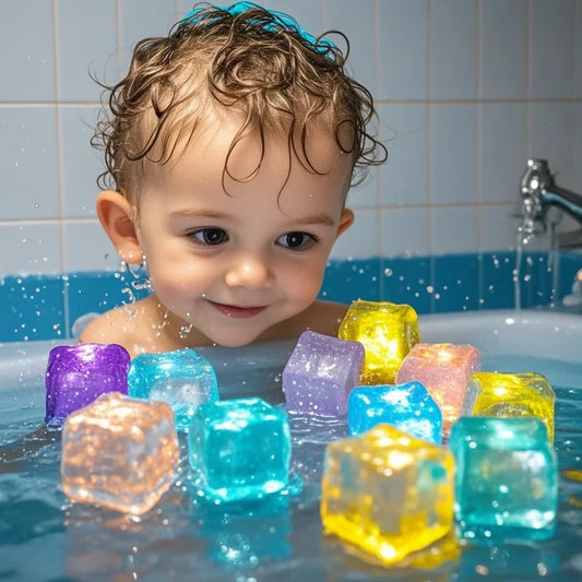 LED Light-Up Ice Cubes – Colorful Glowing Party Drink Cubes