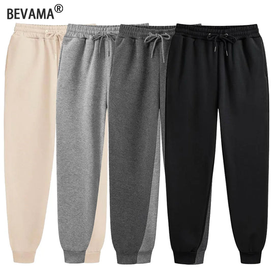 Men's Fleece Jogger Sweatpants – Casual Running Trousers