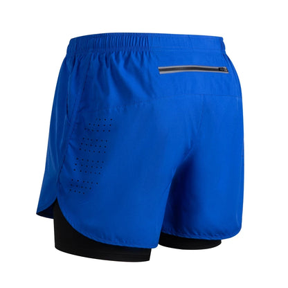 Men's Reflective Running Shorts – Double-Layer Quick-Dry Training Shorts