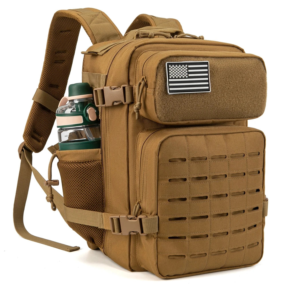25L Tactical Backpack – MOLLE Gym & Hiking Rucksack for Men & Women