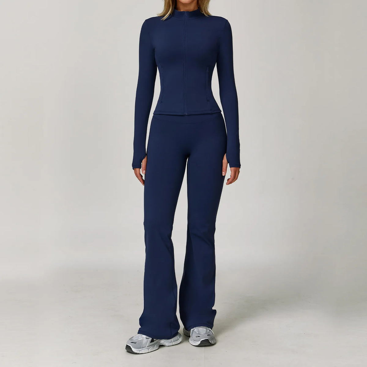 Women's Yoga Set 2-3 Piece Workout Tracksuit with Sports Bra