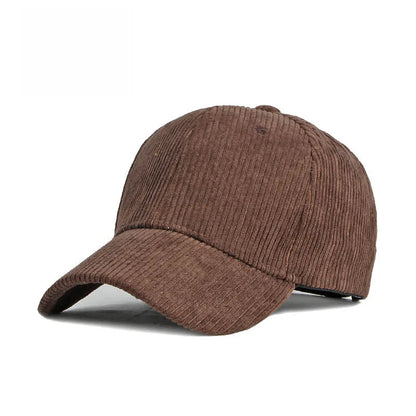 Unisex Adjustable Baseball Cap – Solid Retro Snapback Hat for Men & Women