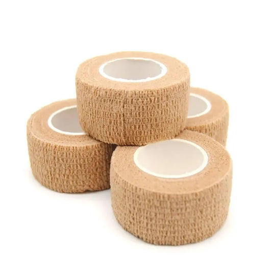 Cohesive Bandage Wrap – Self-Adherent Athletic Elastic Tape, Skin Color