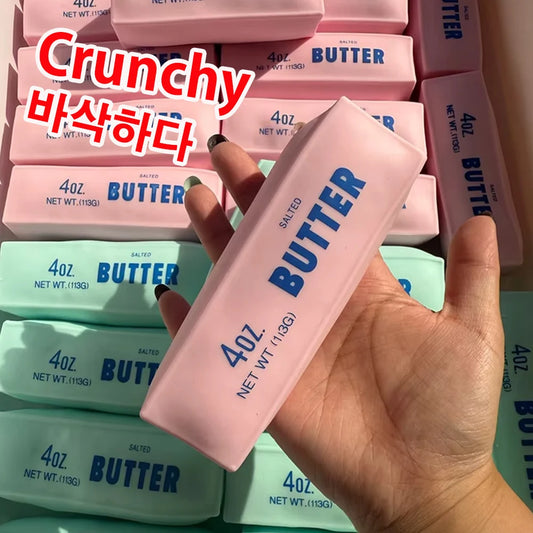 Crunchy Butter Stick Squishy Toy – Stress Relief Fidget Squeeze Ball