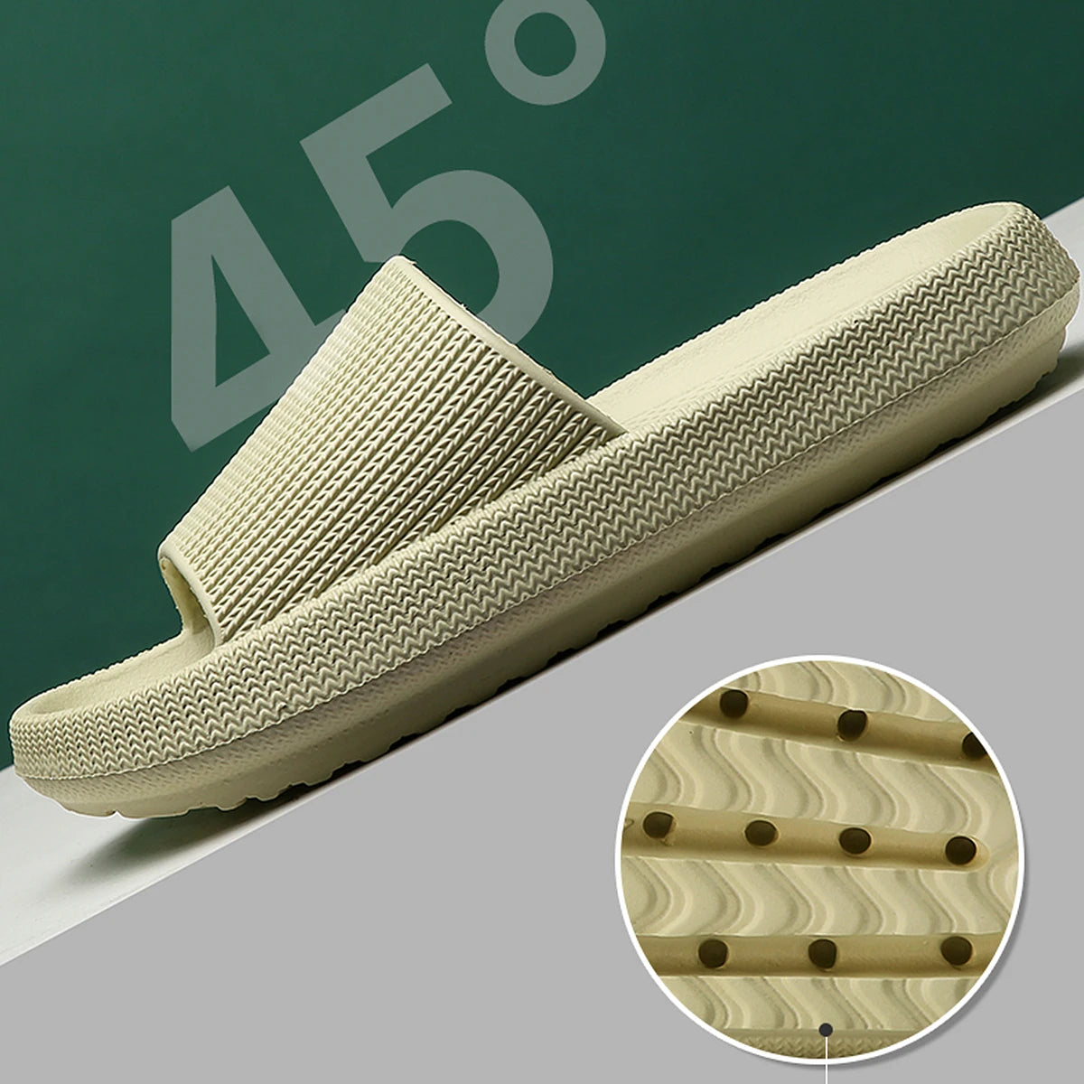 Men's EVA Slide Slippers – Soft Non-Slip Home & Summer Shoes