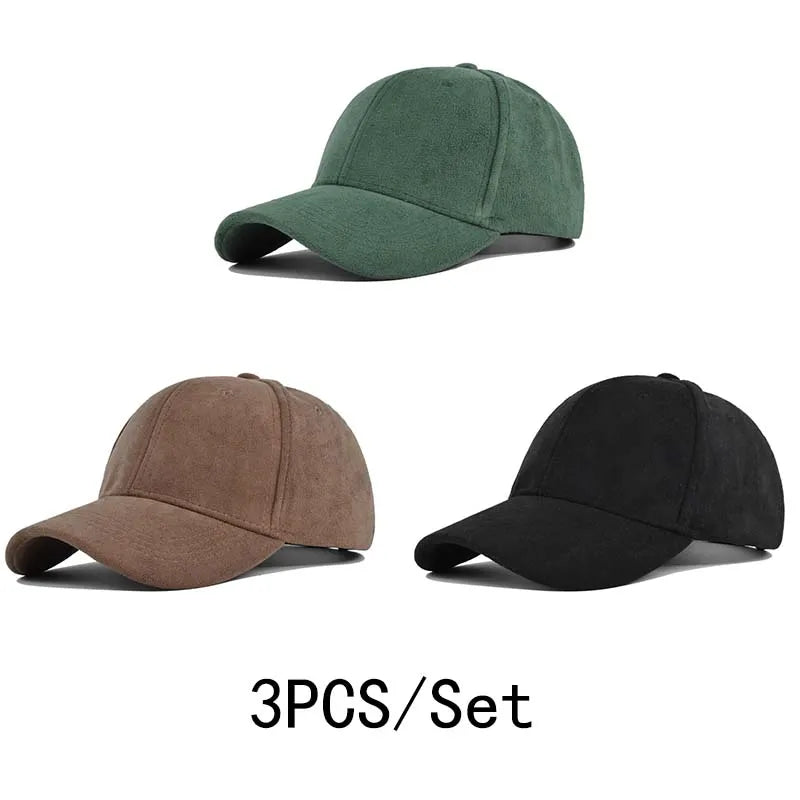 Unisex Adjustable Baseball Cap – Solid Retro Snapback Hat for Men & Women