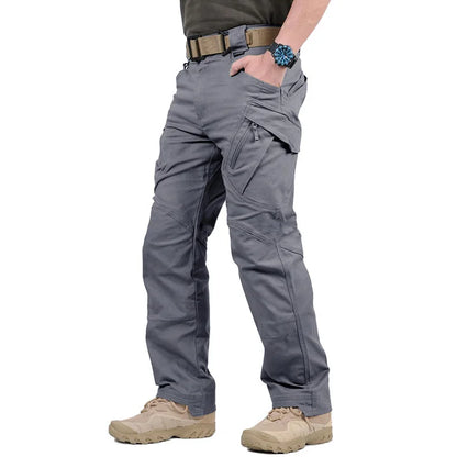 Men's Tactical Cargo Pants – Military Multi-Pocket Hiking Trousers