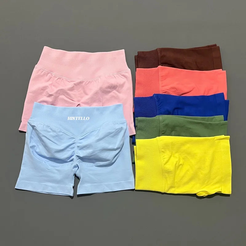 Seamless High-Waist Workout Shorts for Women