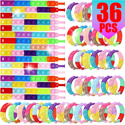 Pop Bubble Fidget Bracelet Bulk Pack – Sensory Stress Relief Toy