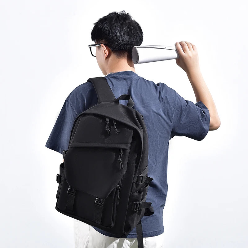 15-Inch Large Capacity Travel Backpack – Minimalist School Bag