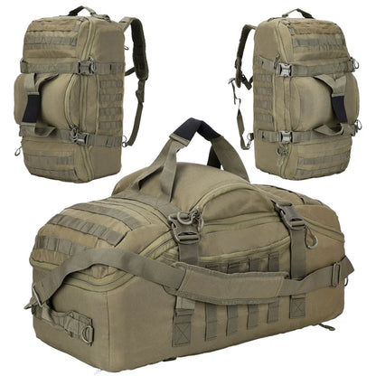 Tactical Duffle Backpack – MOLLE Military Bag 25L / 45L / 80L