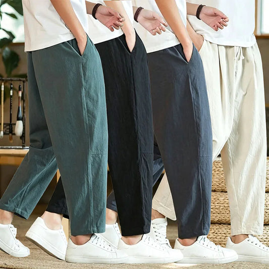 Men's Lightweight Baggy Jogger Pants – Breathable Streetwear