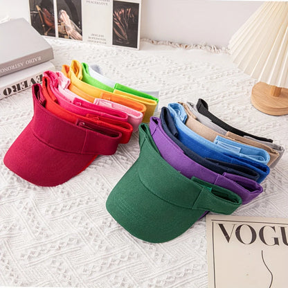 Adjustable Sun Visor Cap – Breathable Outdoor Sports Hat