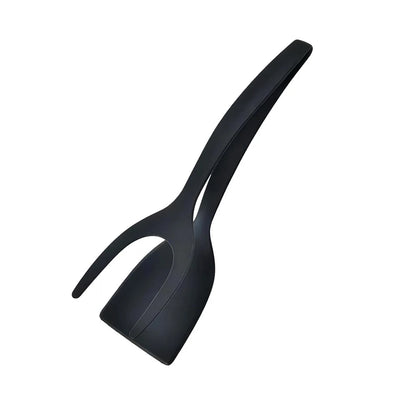 2-in-1 Flip Spatula Tongs – Nylon Non-Stick Kitchen Tool